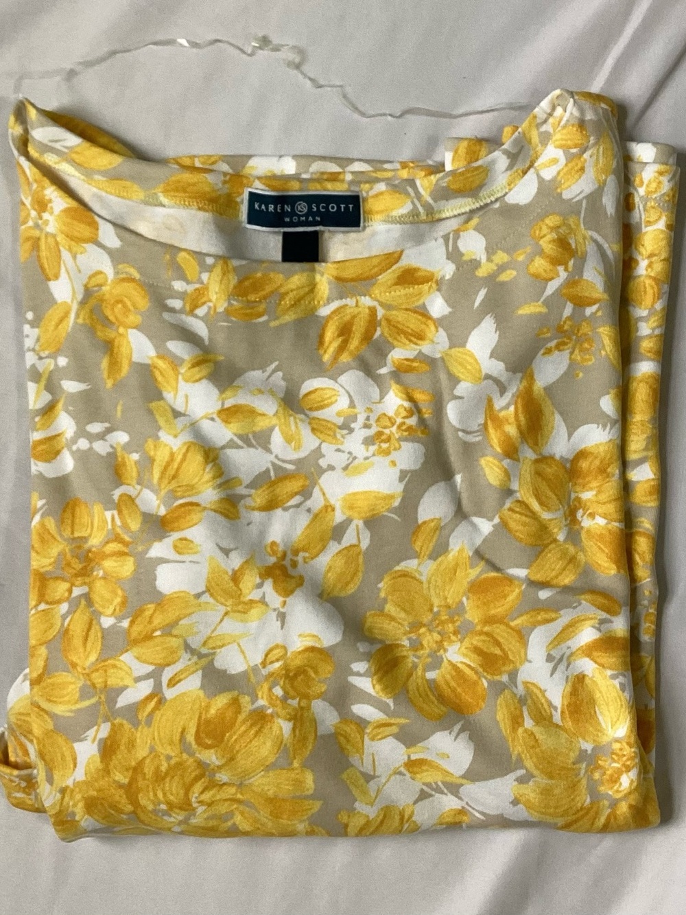 Karen Scott Woman Ladies Top Size 2X NWT